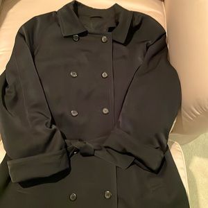 Walk in the rain and walk in warmth with a full length and lined trench coat